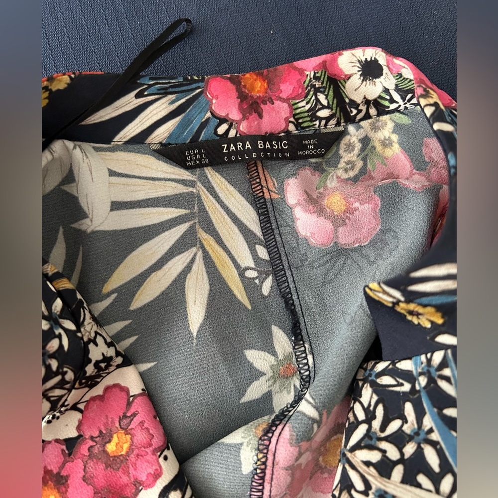 Zara Dark Floral Jumpsuit - Picture 2 of 9
